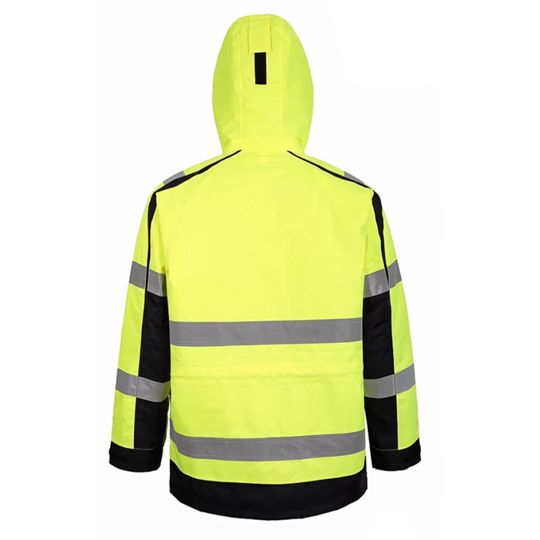 SMONTREALHVG, WATERPROOF WINTER JACKET PESSO MONTREAL HI VIS YELLOW