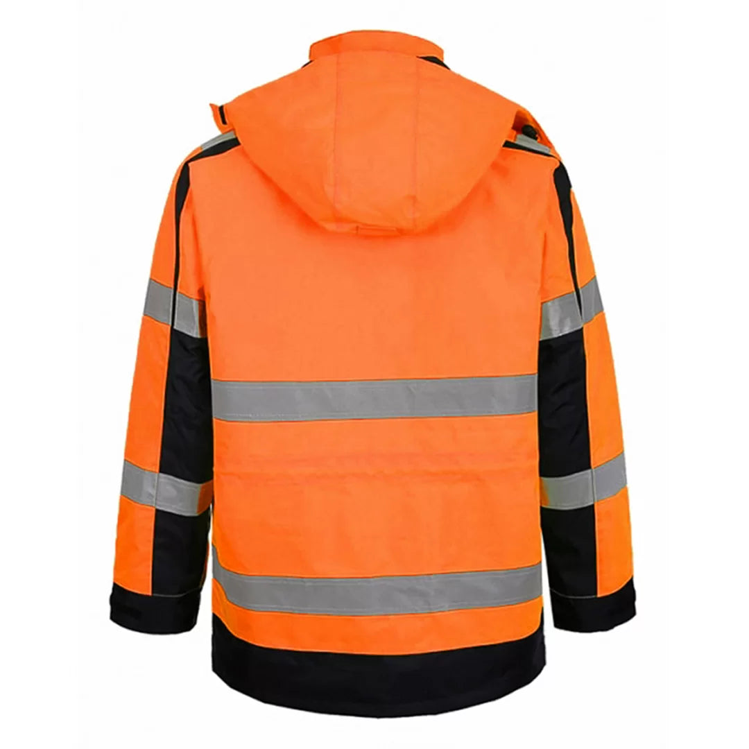 SMONTREALHVOR, WATERPROOF WINTER JACKET PESSO MONTREAL HI VIS ORANGE