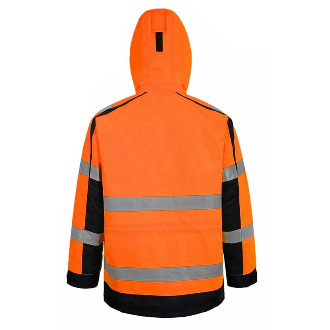 SMONTREALHVOR, WATERPROOF WINTER JACKET PESSO MONTREAL HI VIS ORANGE