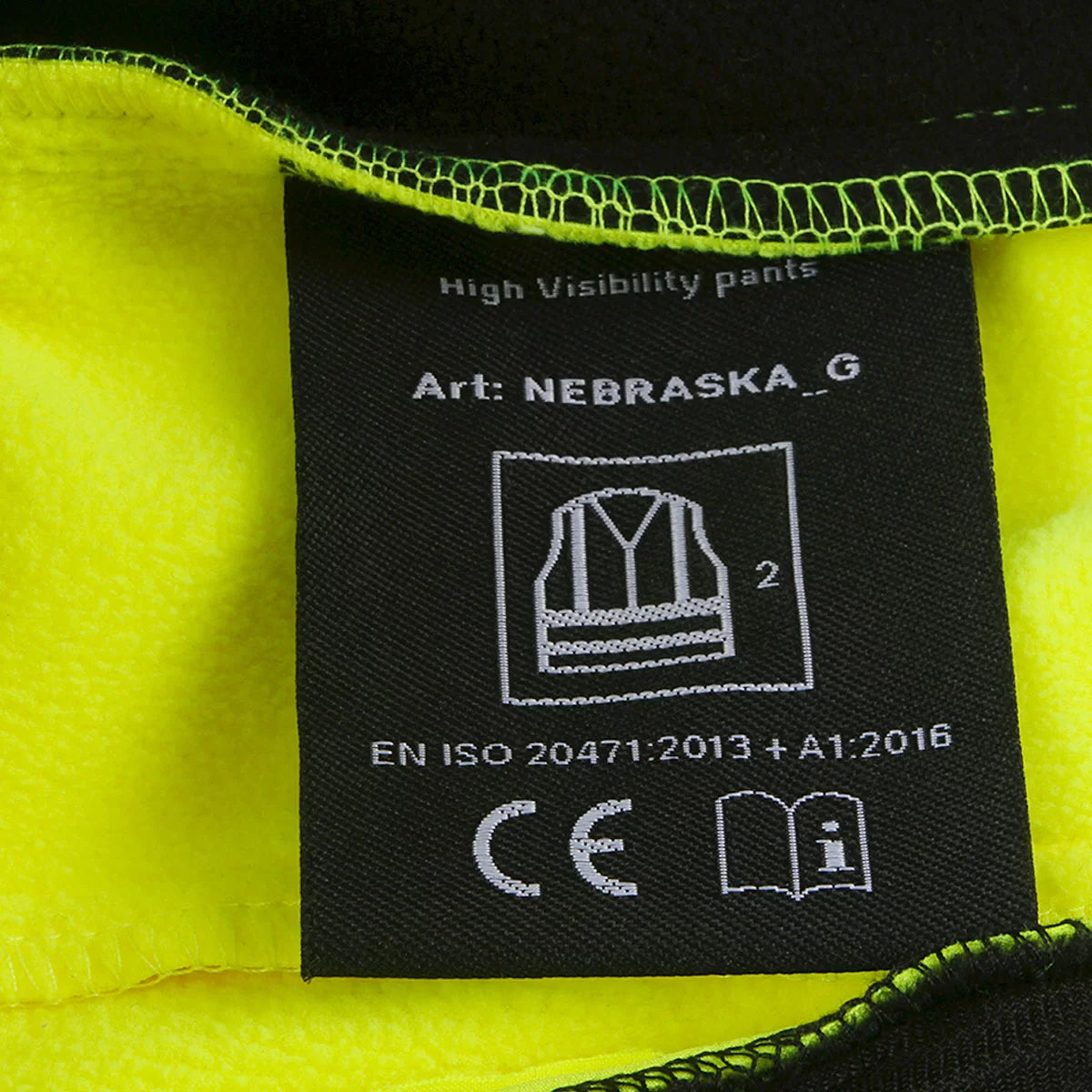 NEBRASKA_G, SOFTSHELL PANTS PESSO NEBRASKA_G HI-VIS YELLOW