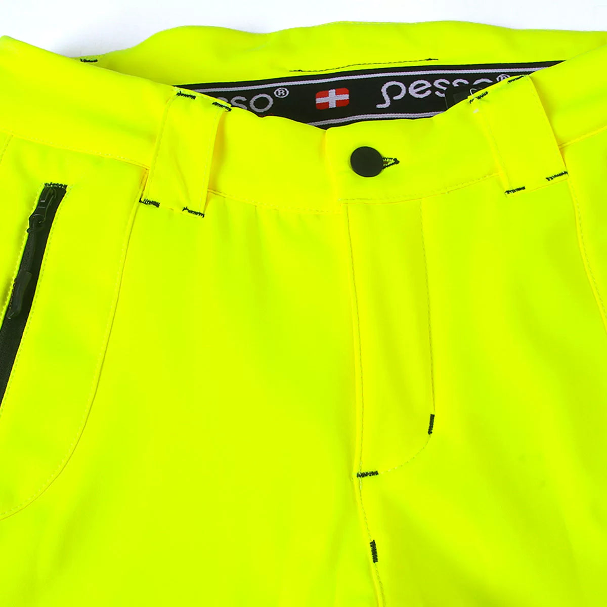 NEBRASKA_G, SOFTSHELL PANTS PESSO NEBRASKA_G HI-VIS YELLOW