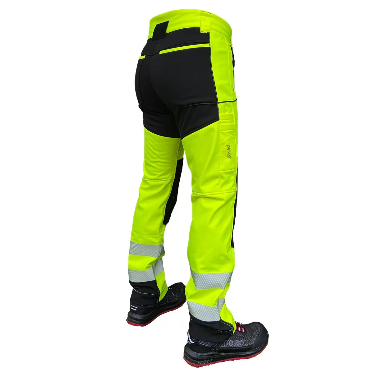 NEBRASKA_G, SOFTSHELL PANTS PESSO NEBRASKA_G HI-VIS YELLOW