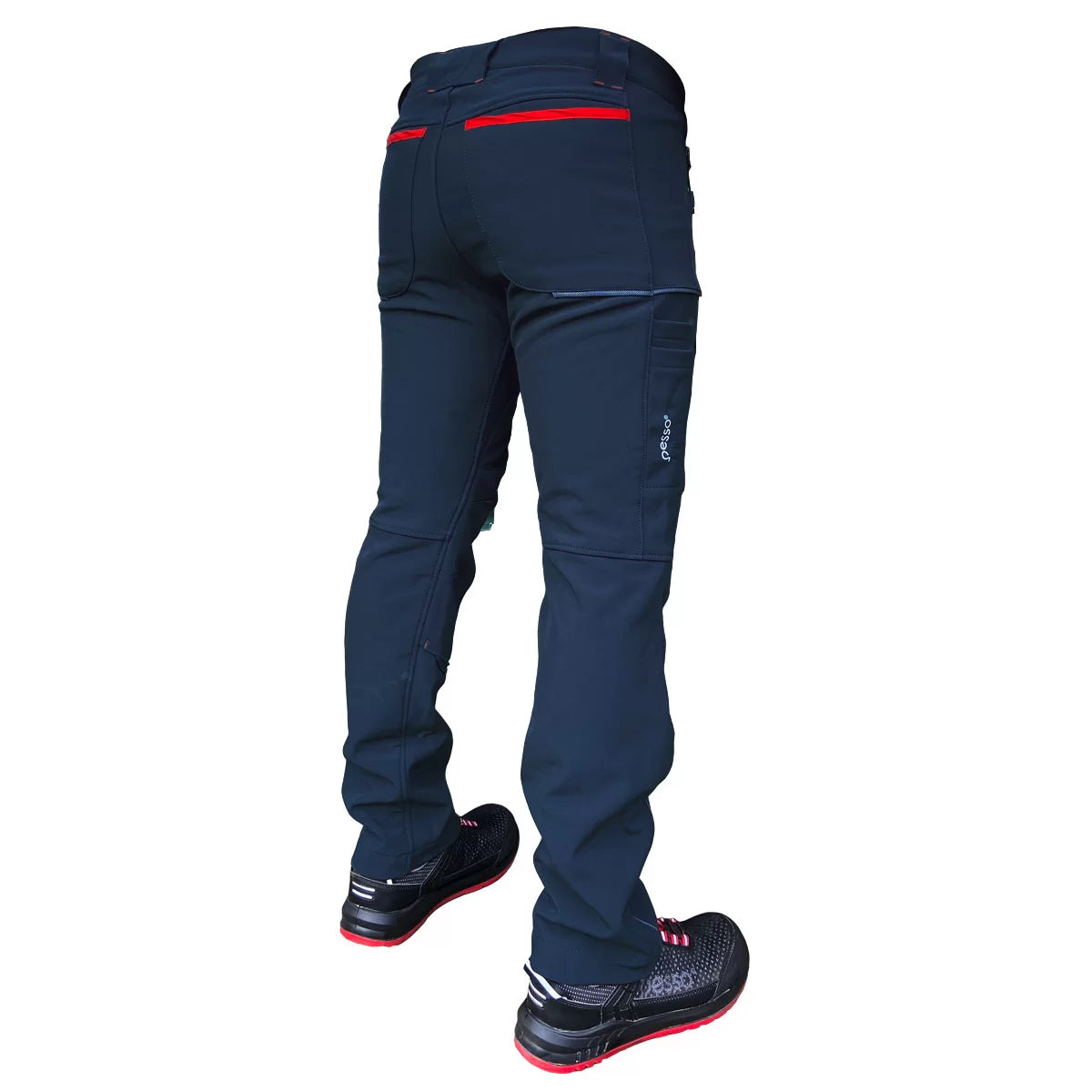 NEBRASKA_M, SOFTSHELL PANTS PESSO NEBRASKA, NAVY