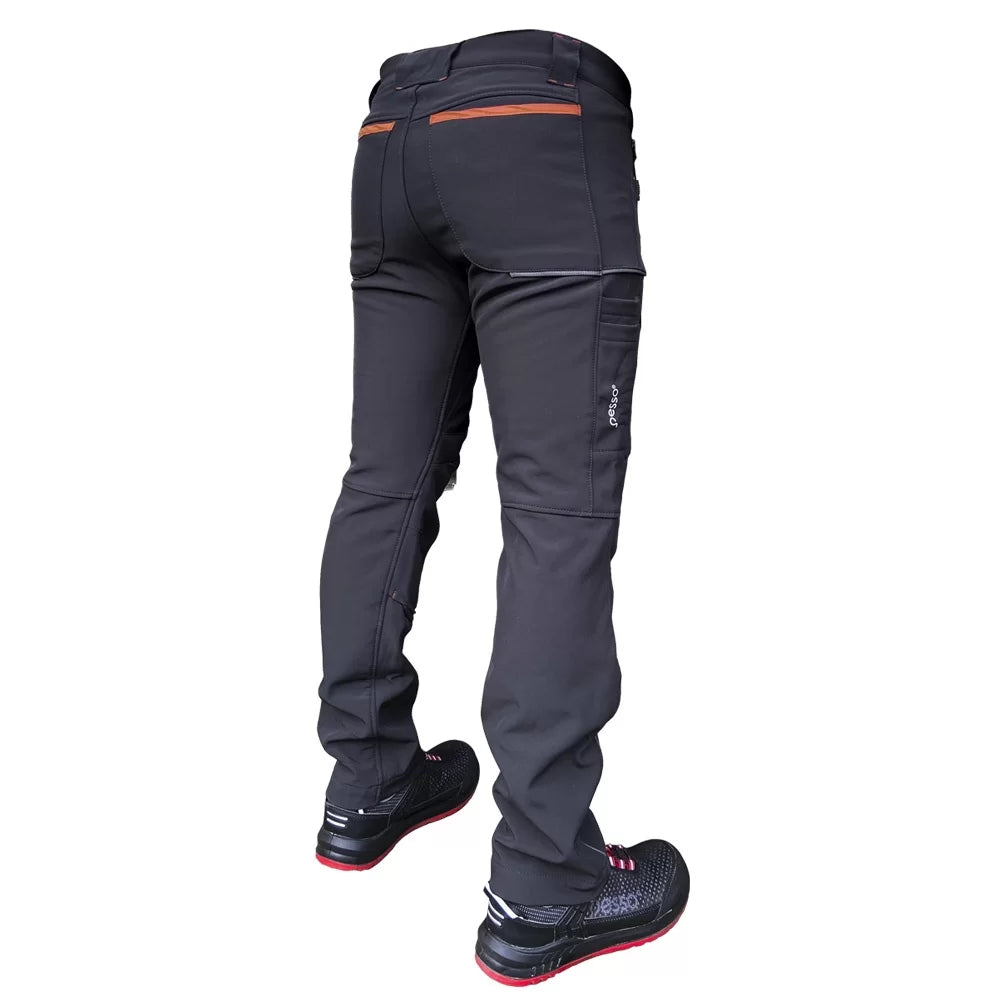 NEBRASKA_P, SOFTSHELL PANTS PESSO NEBRASKA, GREY