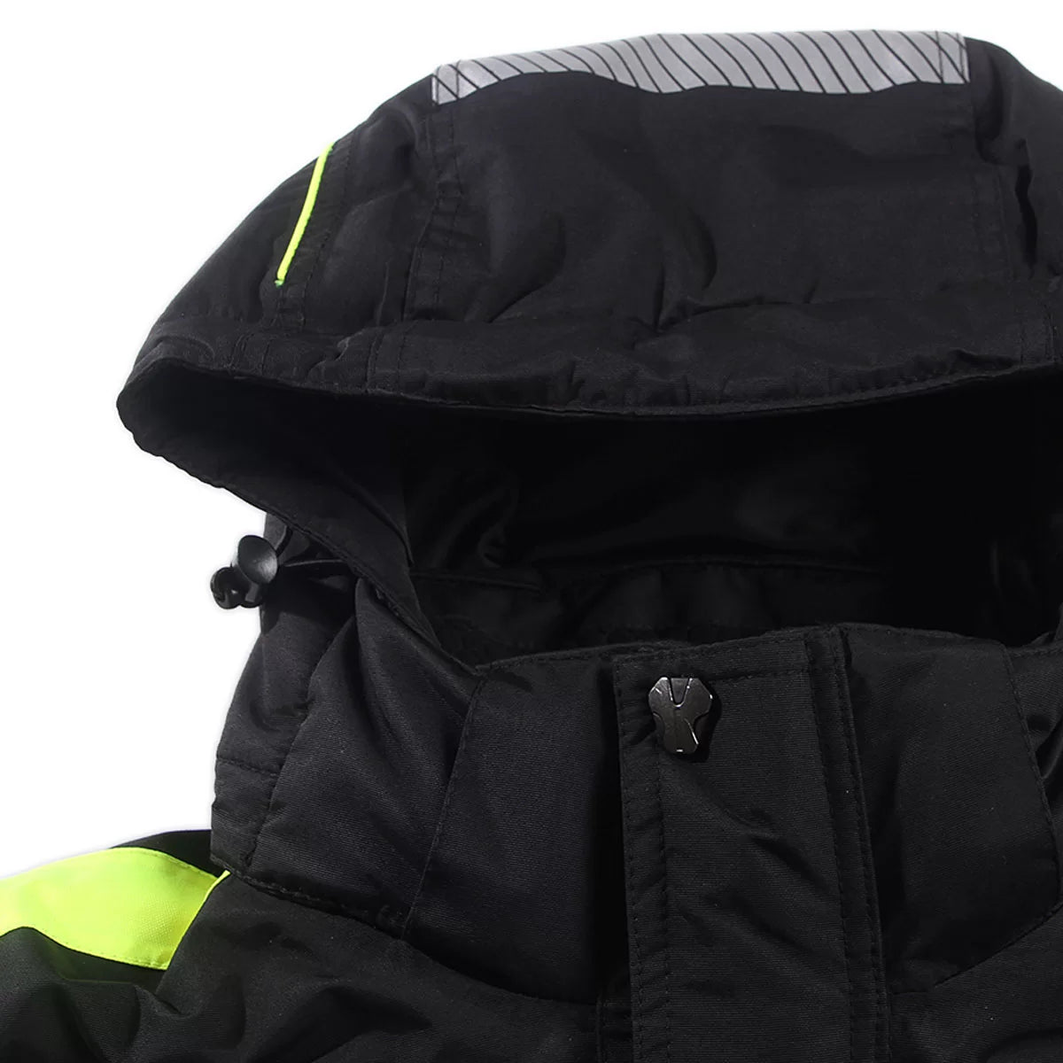 NOVA_J, WATERPROOF WINTER JACKET PESSO NOVA, BLACK – YELLOW