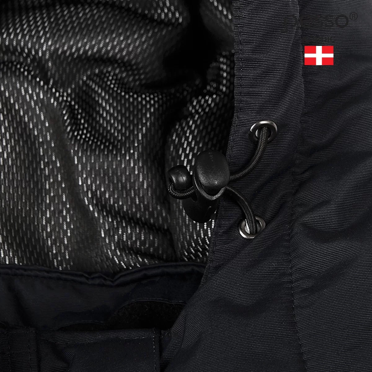 HELSINKI_J, WATERPROOF WINTER JACKET PESSO HELSINKI, BLACK