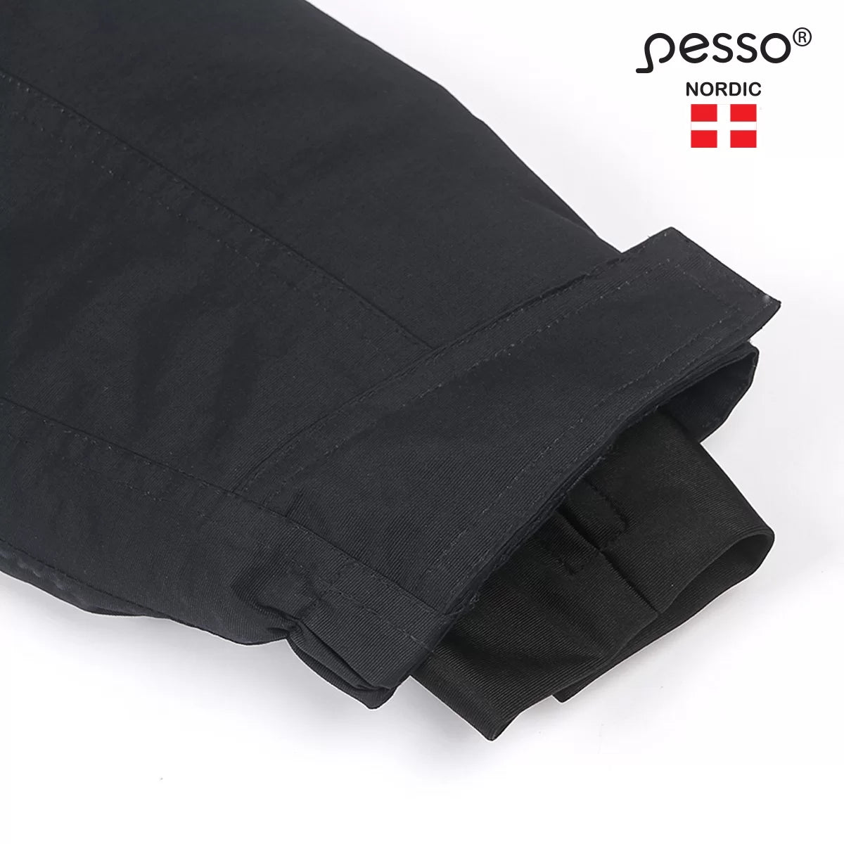 HELSINKI_J, WATERPROOF WINTER JACKET PESSO HELSINKI, BLACK