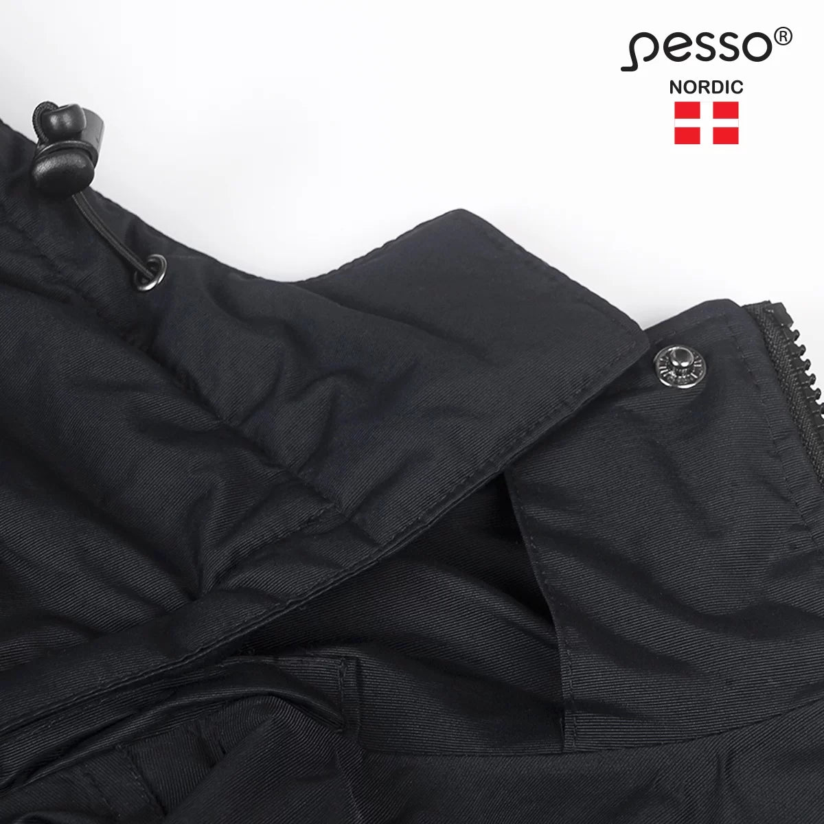 HELSINKI_J, WATERPROOF WINTER JACKET PESSO HELSINKI, BLACK