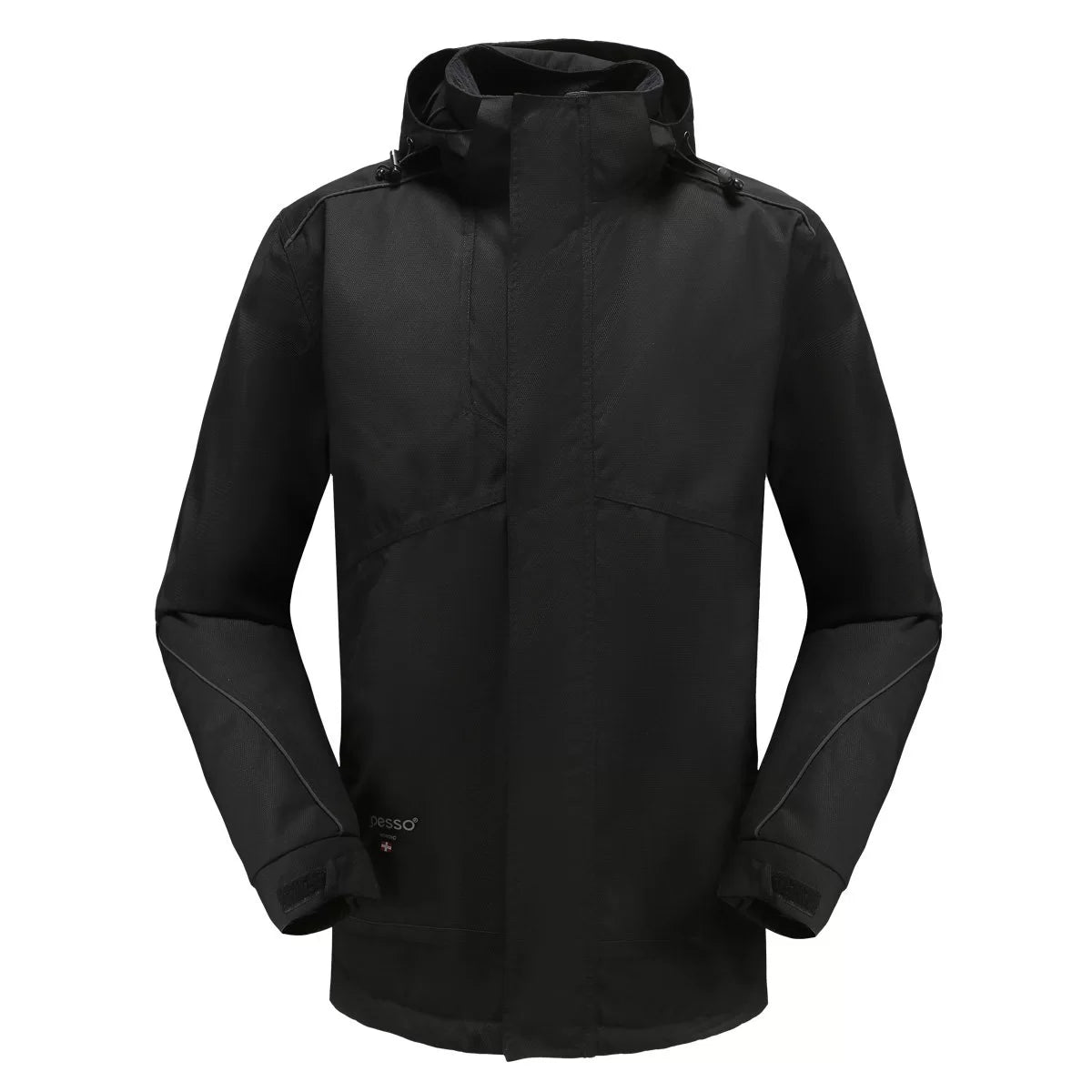 PEGASUS, WATERPROOF WINTER JACKET PESSO PEGASUS, BLACK