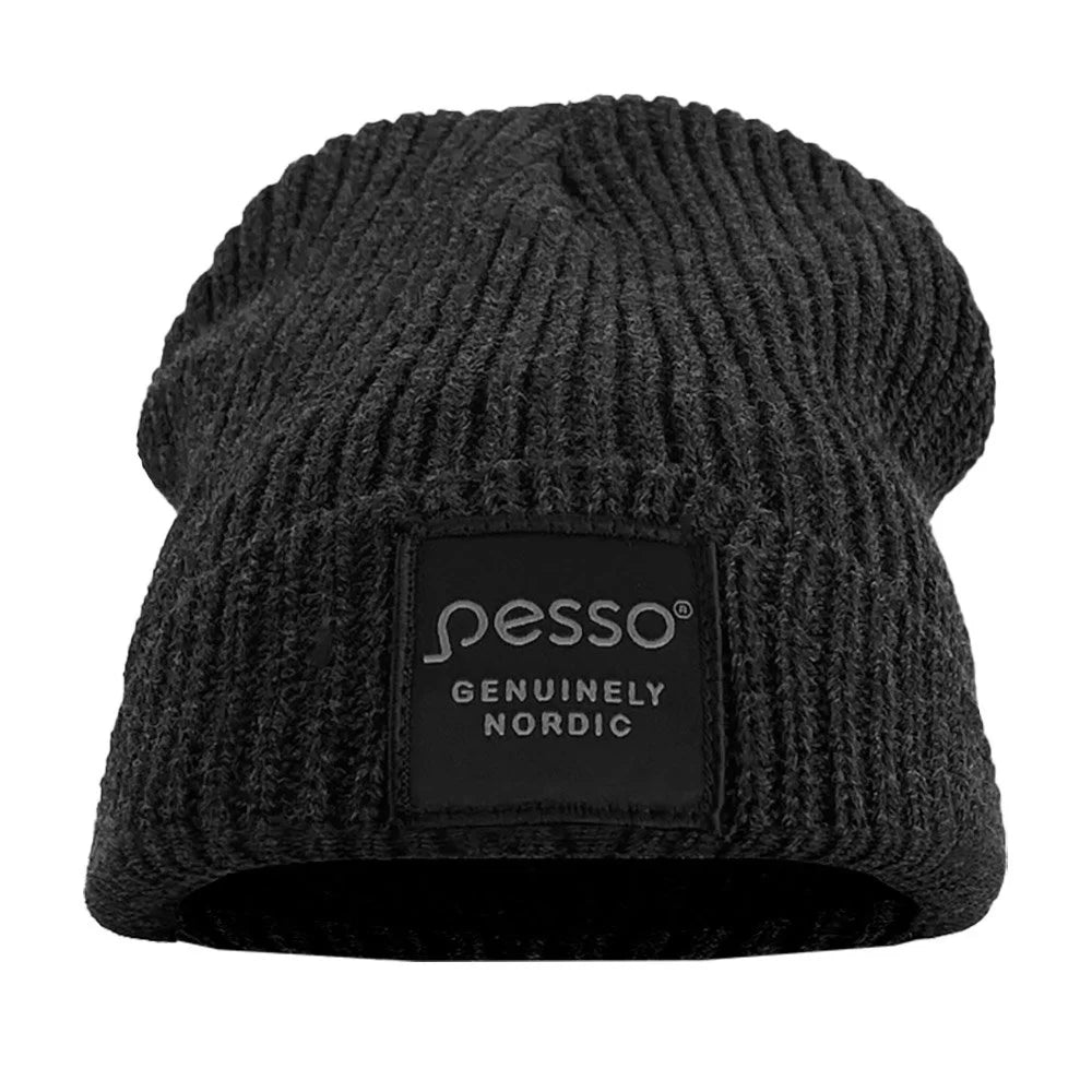 WINTER KNITTED HAT WITH FLEECE LINING PESSO ROCKY