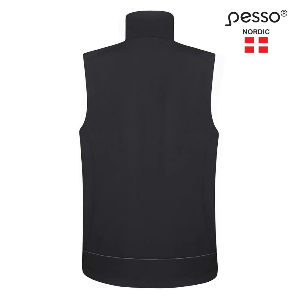 SOFTBLACK, SOFTSHELL VEST PESSO SOFTBLACK, BLACK no