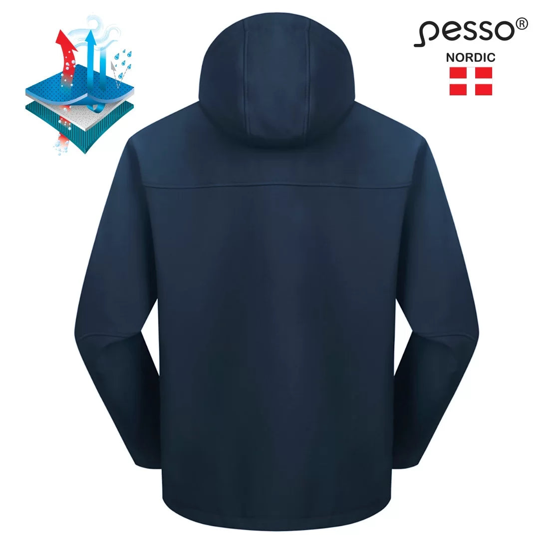 ATLANTA_N, SOFTSHELL JACKET PESSO ATLANTA, NAVY