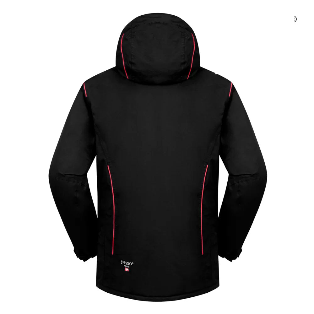 HELSINKI_J, WATERPROOF WINTER JACKET PESSO HELSINKI, BLACK