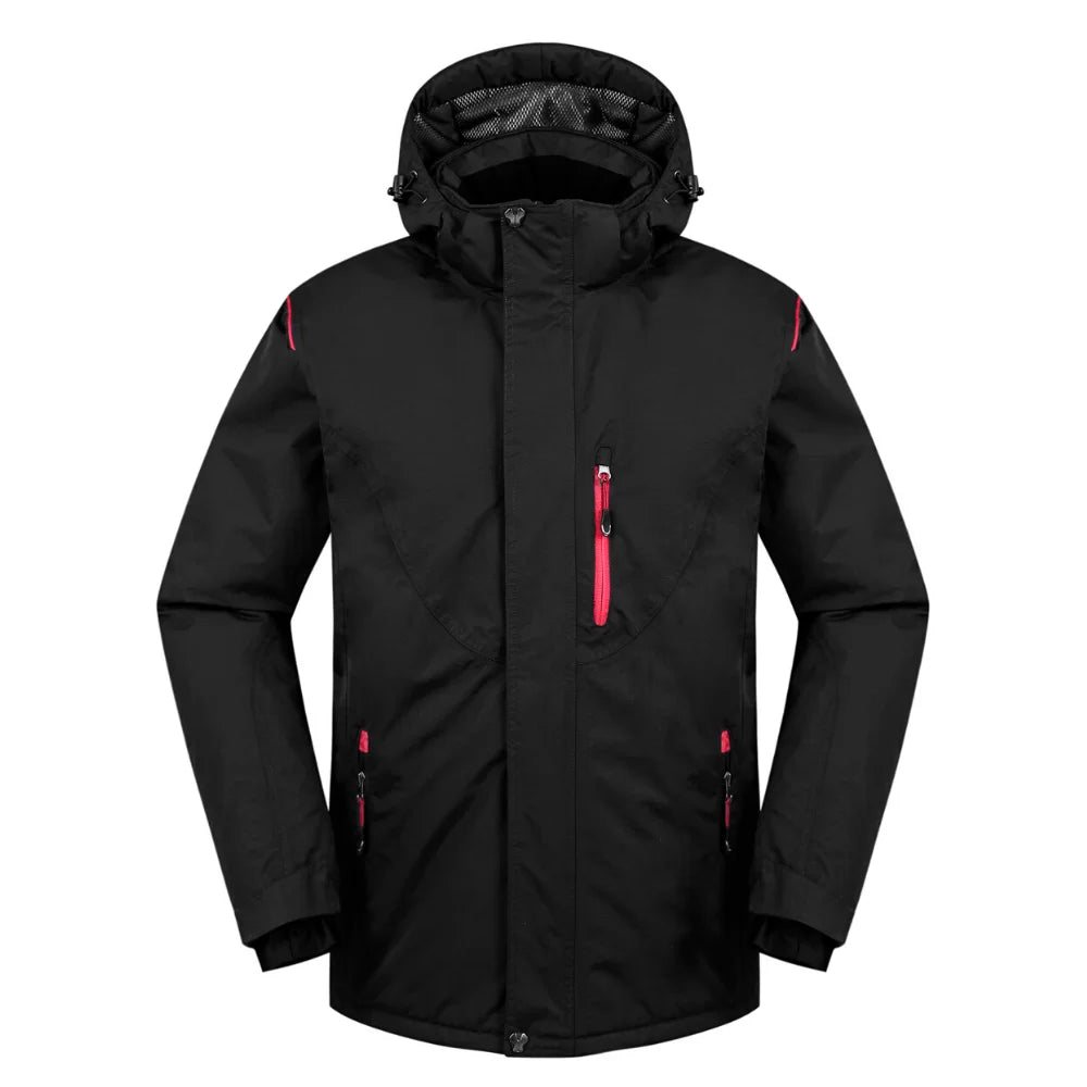 HELSINKI_J, WATERPROOF WINTER JACKET PESSO HELSINKI, BLACK