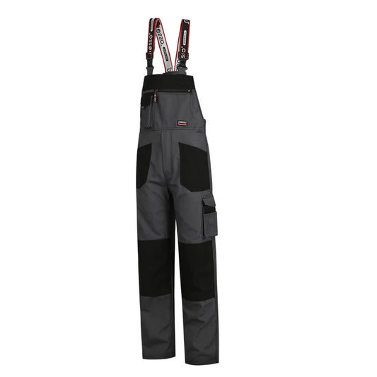 DPCP, WORKWEAR BIBPANTS CANVAS PESSO, GREY