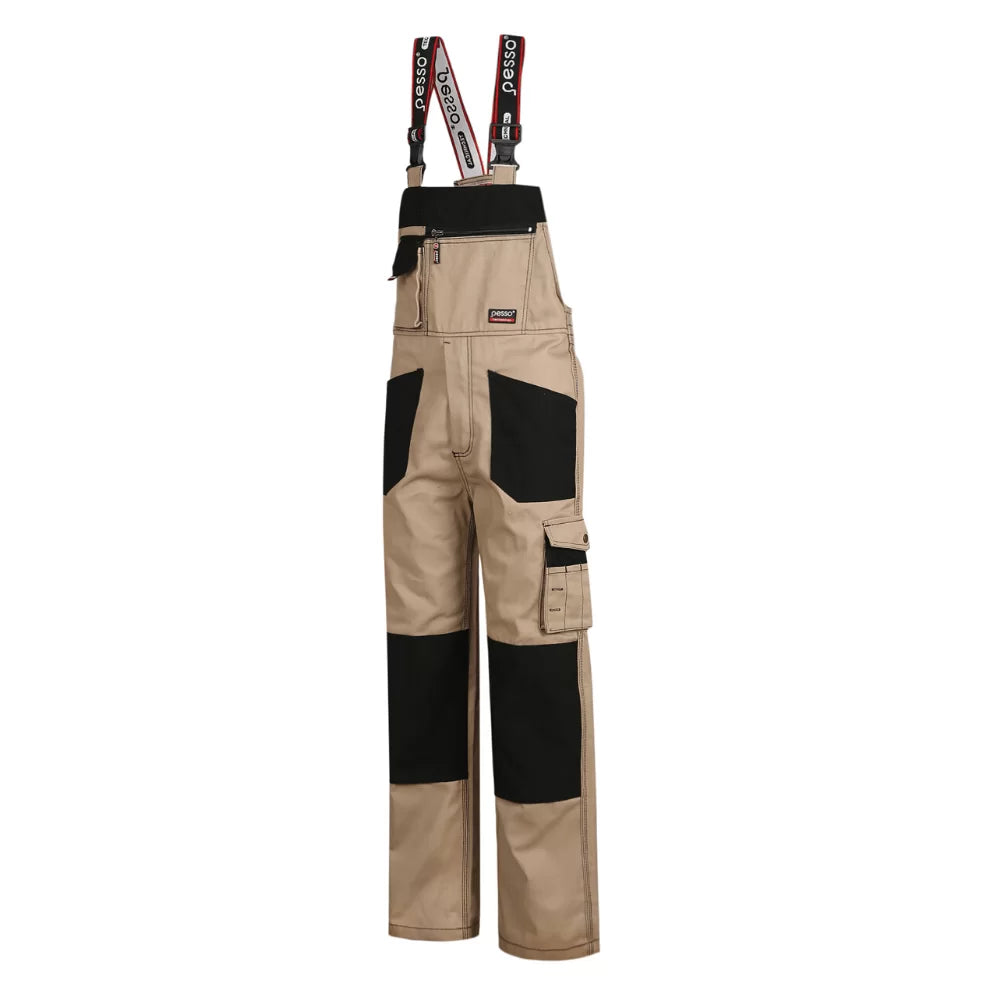 DPBZ, WORKWEAR BIBPANTS PESSO, CVC TWILL, BEIGE