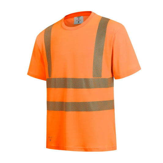 HVMCOT_OR, HIGH VISIBILITY T-SHIRT PESSO HVMCOT, ORANGE