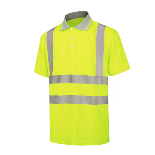 HVP, HIGH VISIBILITY POLO SHIRT PESSO, YELLOW