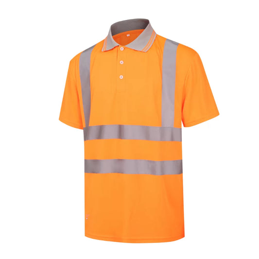 HVP_OR, HIGH VISIBILITY POLO PESSO HVP, ORANGE