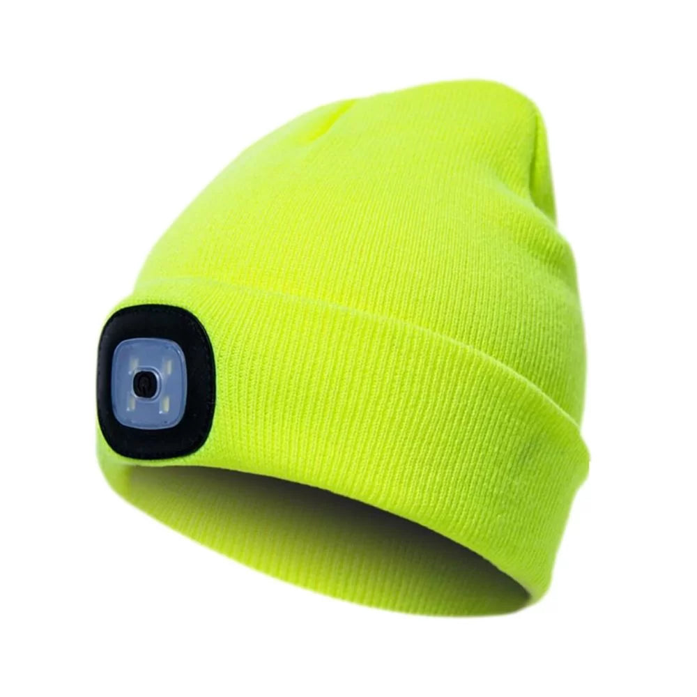 KLED, BEANIE HAT WITH USB CHARGABLE LED LIGHT PESSO NORDIC