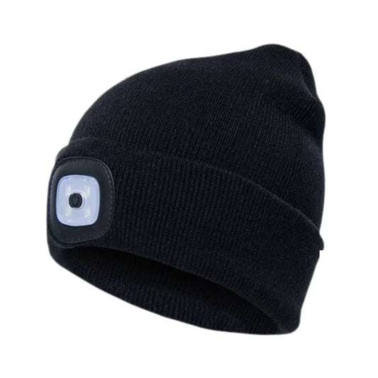 KLED, BEANIE HAT WITH USB CHARGABLE LED LIGHT PESSO NORDIC