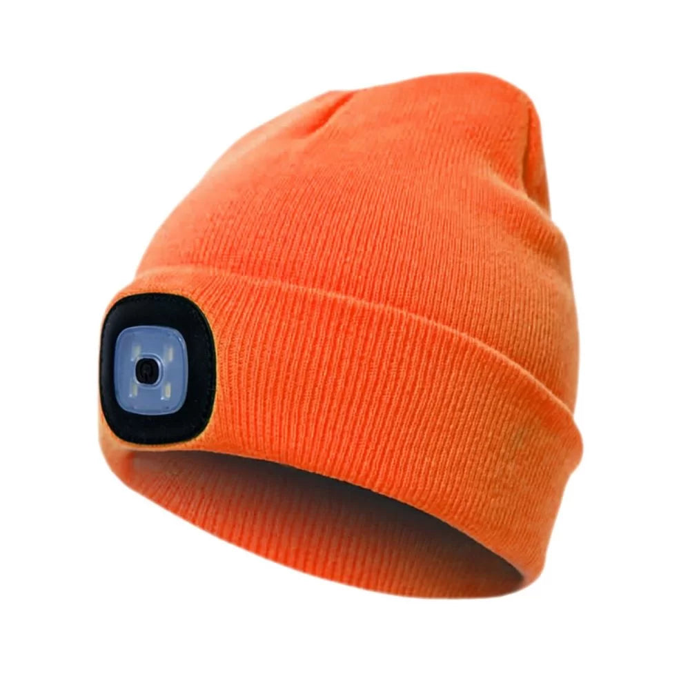 KLED, BEANIE HAT WITH USB CHARGABLE LED LIGHT PESSO NORDIC