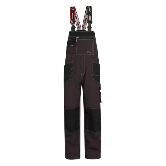 DPRD, WORKWEAR BIBPANTS PESSO, CVC TWILL, BROWN