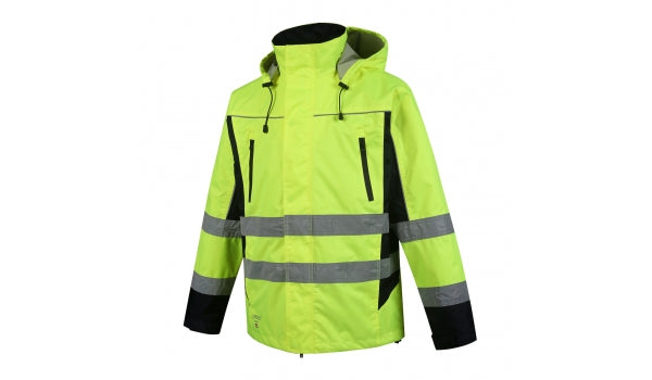 DENVER_G, HI-VIS SAFETY JACKET PESSO DENVER, YELLOW