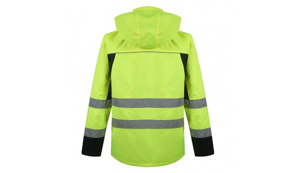 DENVER_G, HI-VIS SAFETY JACKET PESSO DENVER, YELLOW