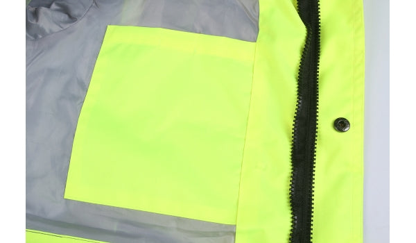 DENVER_G, HI-VIS SAFETY JACKET PESSO DENVER, YELLOW